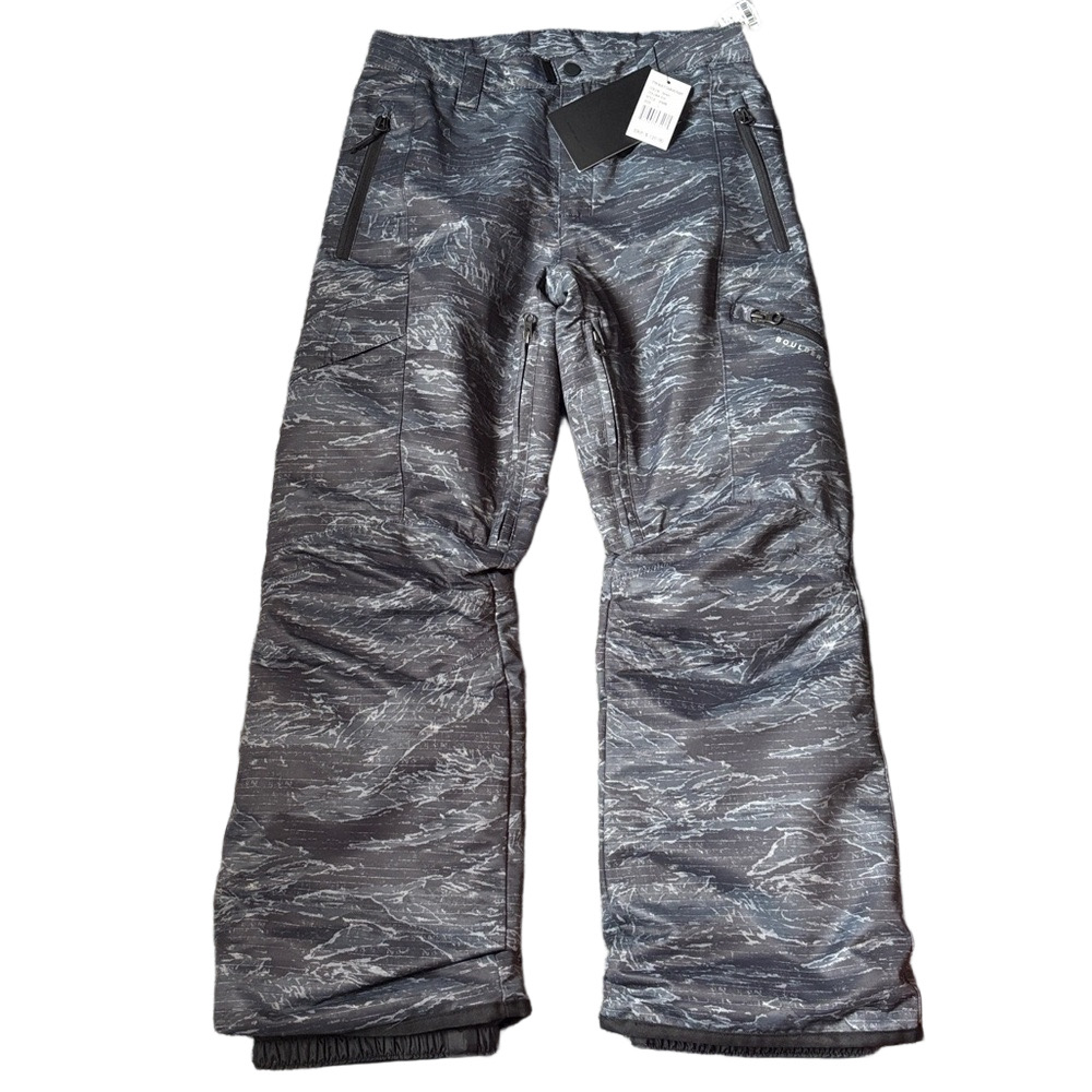 BoulderGear Youth Bolt Gray Camouflage Cargo Snow Pants size L